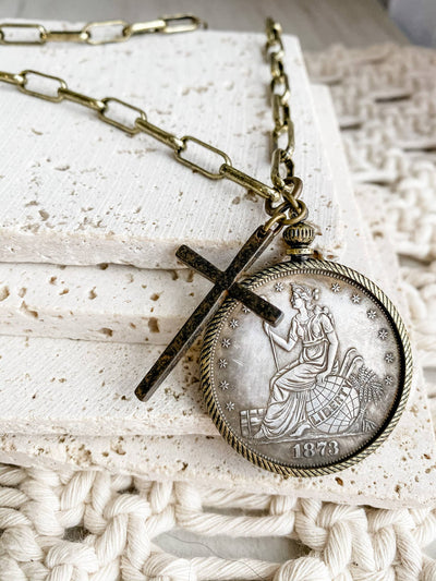 Relic Necklace: Mixed Metal 24”