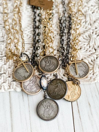 Relic Necklace: Mixed Metal 24”