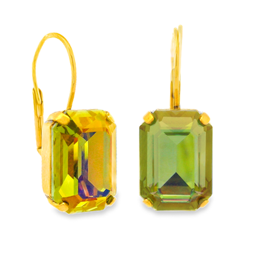 Rubin Hook Crystal Earrings