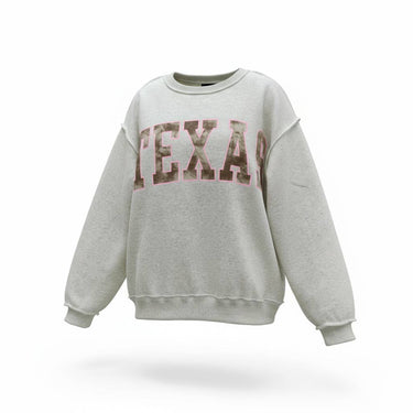 TX/TEXAS  Reversible Varsity Fleece Sweatshirt