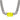 Darcy Necklace in Electric Yellow Antique Silver