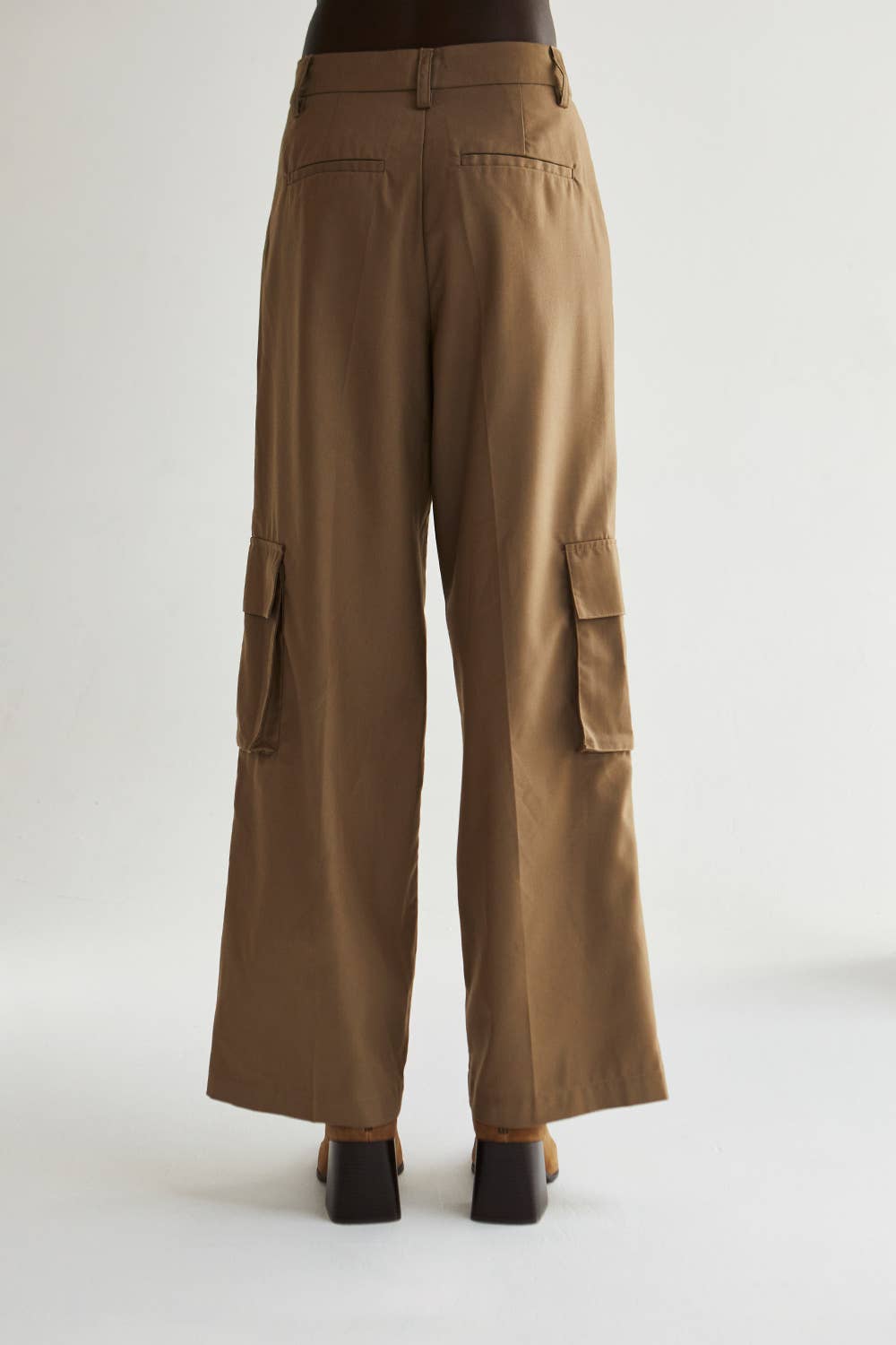 Gwen Cargo Trousers: Brown