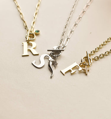 All-American Initial Charm