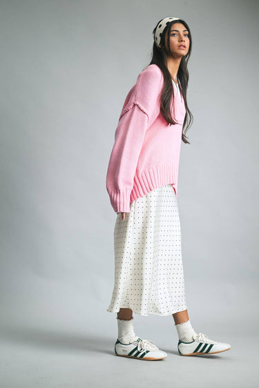 Stella Drop Shoulder Knit Summer Sweater