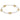 ADMIRE GOLD 3MM PEARL  BRACELET