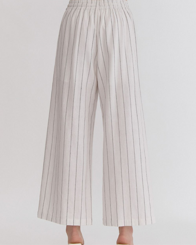 Anastasia Stripe High Waist Wide Leg Pants