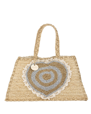 Blaise Raffia Shoulder Bag