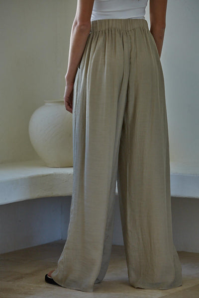 Evelyn Pleated Wide Leg Pants