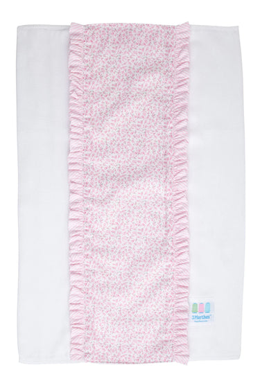 Ballet Fancy Fabric Burp by 3 Martha's