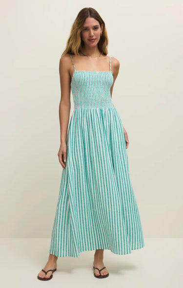 Bayside Stripe Linen Maxi Dress by Z Supply