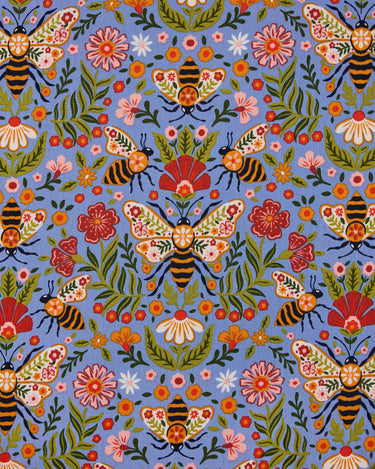 Back To Bed Cropped Pant Set in Bee Tapestry by PrintFresh