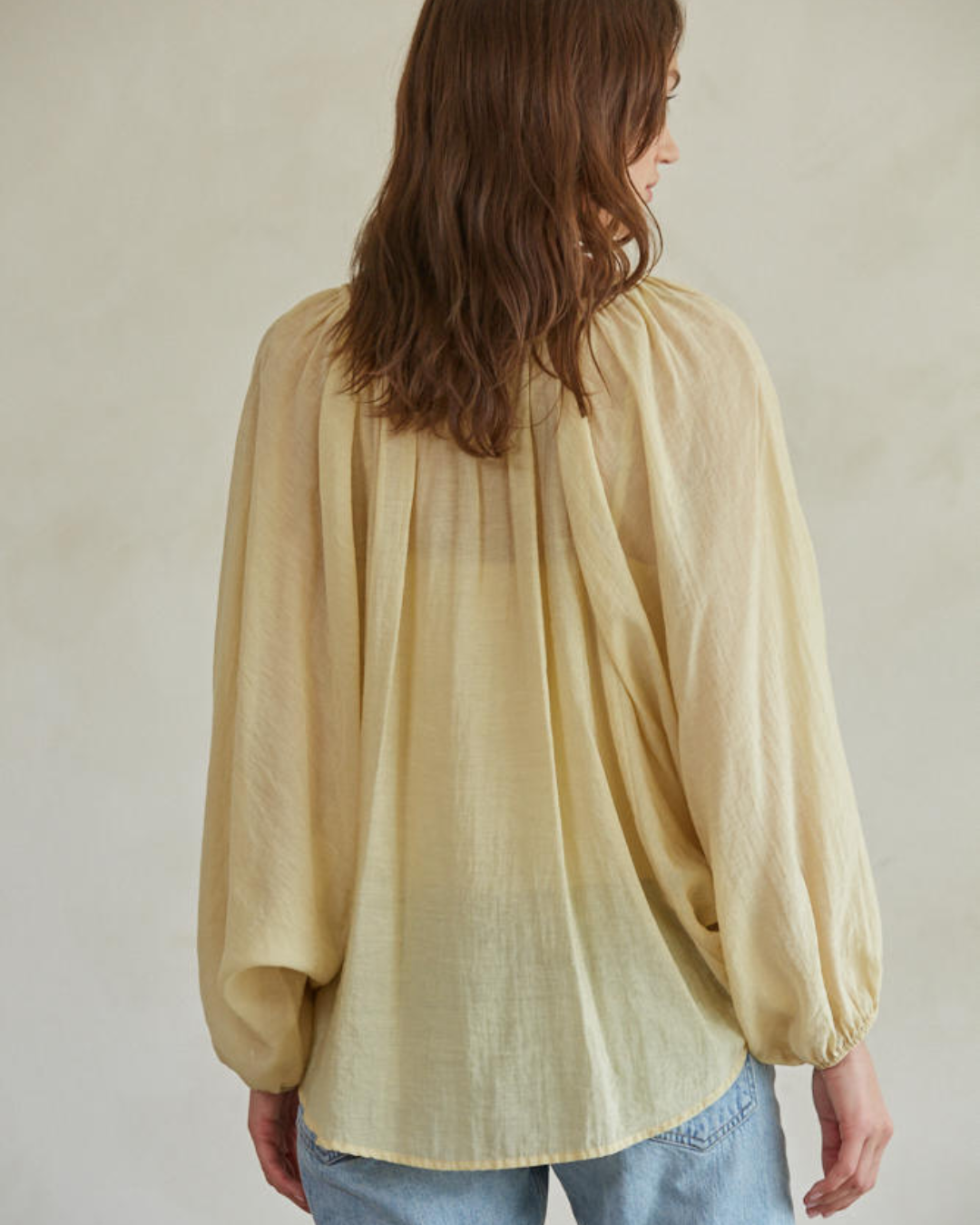 Bennet Long Sleep Blouse with Cami Lining