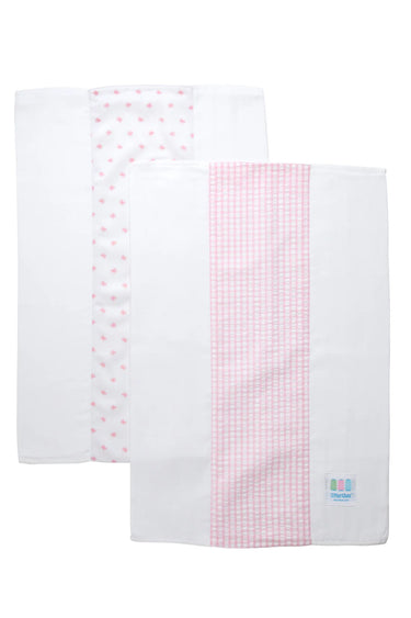 Bow Set of Two Burps, Pink