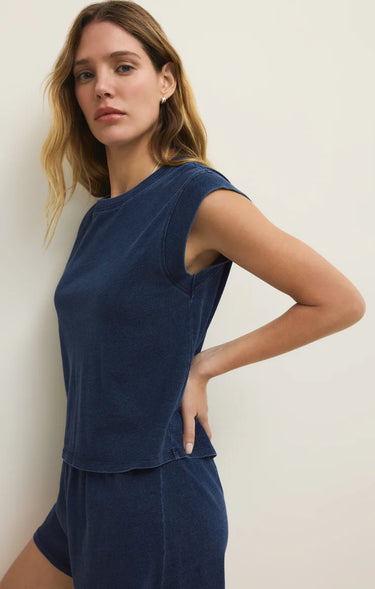Camino Cotton Jersey Denim Tee by Z Supply