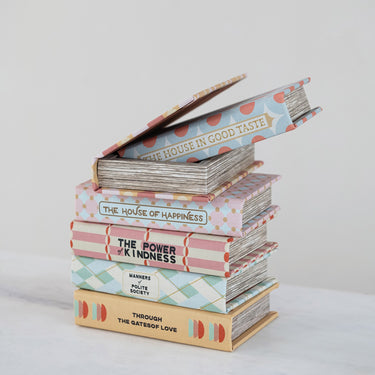 Canvas Book Storage Boxes