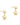 Classic 10mm Ball Drop Stud - Gold
