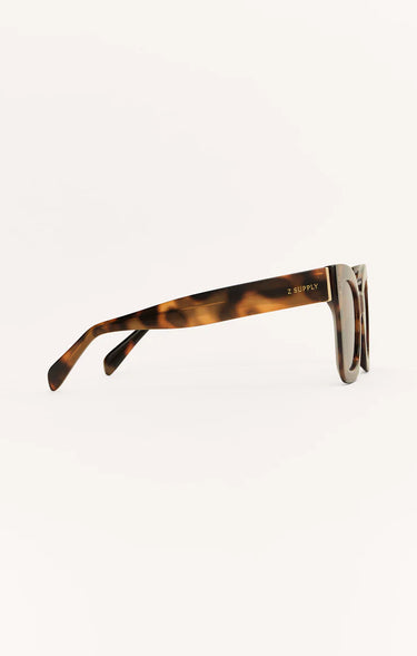 Confidential Brown Tortoise - Brown Polar Sunglasses by Z Supply