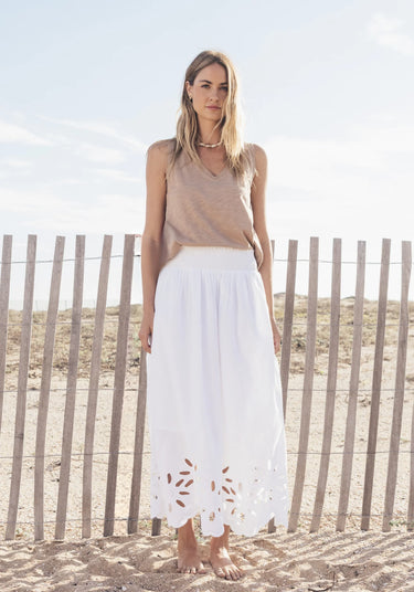 Deep V Sleeveless Top by Dylan (multiple color options)