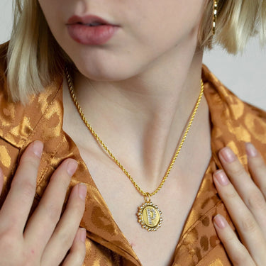 Vintage Coin Initial Charm (Various Initials)
