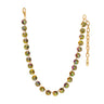 The Sofia Necklace in Midnight Express Light Turquoise Brandy