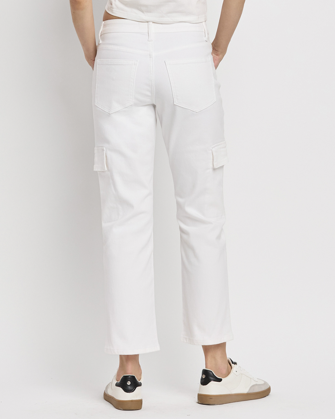 Dani High Rise Straight Leg Cargo Jeans