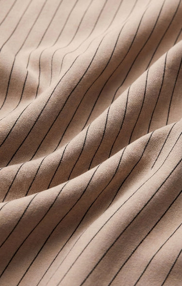 Dimitri Striped Trouser - Soft Ecru