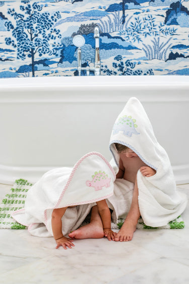 Dino Everykid Towel, Blue by 3 Martha's