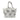 Donkey Icon Linen/Black Quilted Handbag
