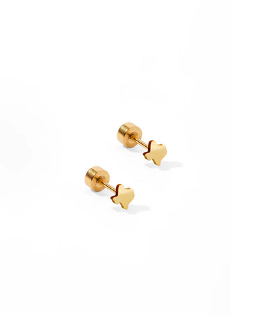 Petite Screwback Stud Earrings (Various designs)