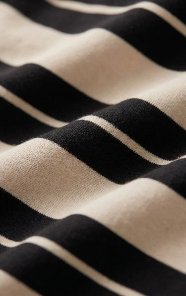 Gail Striped Jersey Midi Skirt - Ash Black Stripe by Z Supply