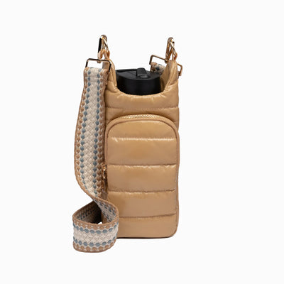 HydroBag In Camel Glossy with Camel Patterned Strap