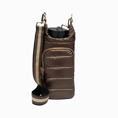 HydroBag In Chocolate Brown Shiny with Matching Solid Strap