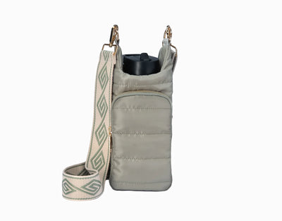 HydroBag in Sage Green with Tan/Green Strap