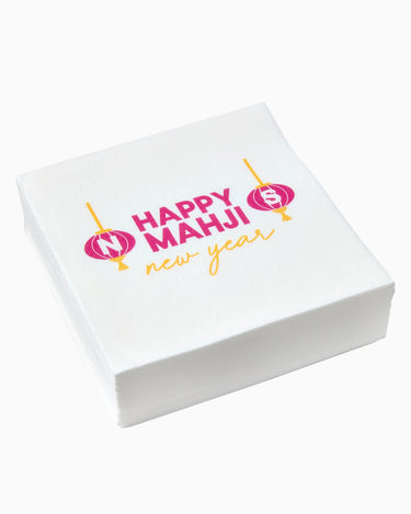 Happy Mahji Napkins