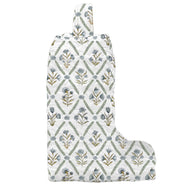 Henrietta Floral Blue Quilted Tall Boot Bag