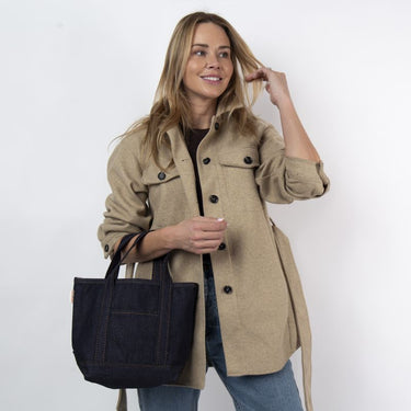 Heritage Denim Open Top Small Tote