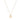 16" NECKLACE GOLD - LOVE GOLD SMALL DISC