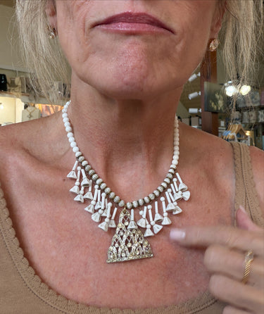 1930s Art Deco Fur Clip Necklace
