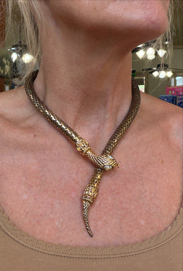 1960's Snake Necklace
