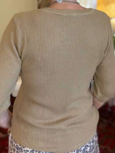 Elbow Sleeve Crew - Butter