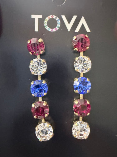Oakland Drop Earrings by TOVA - multiple colors