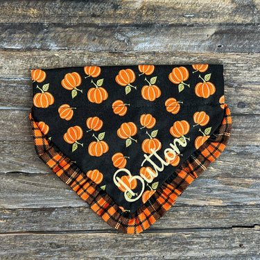 Fall Plaid Dog Bandana