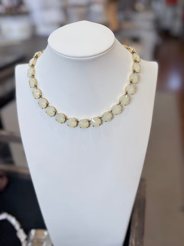 The Sofia NECKLACE in Ultra Canary White Opal
