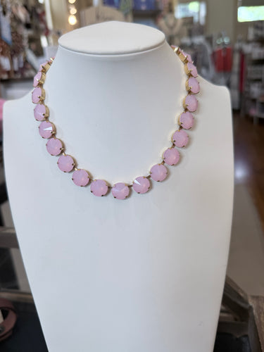 The Sofia NECKLACE in Ultra Petal Pink White Opal