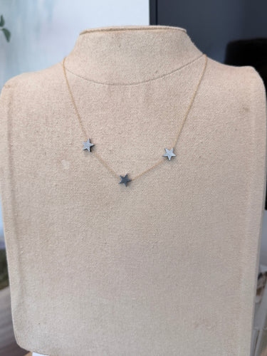 Hematite Star Necklace by CV Designs