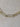 3 Links Emil Necklace in Clear Crystals