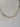3 Links Emil Necklace in Clear Crystals