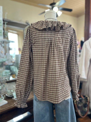 Dolly Plaid Top