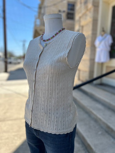 Jesse Sleeveless Sweater by Dylan