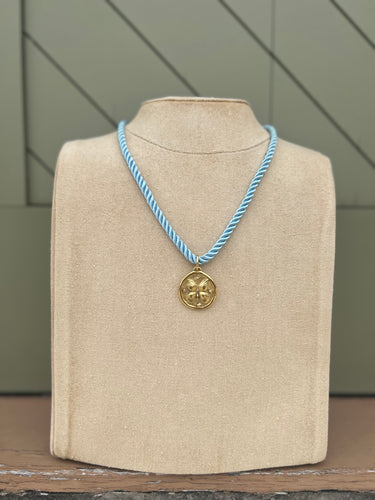 Rope Charm Necklaces - (Various Colors & Pendants)
